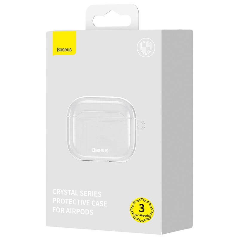 Baseus Crystal Transparent Case for AirPods 3 - Image 5