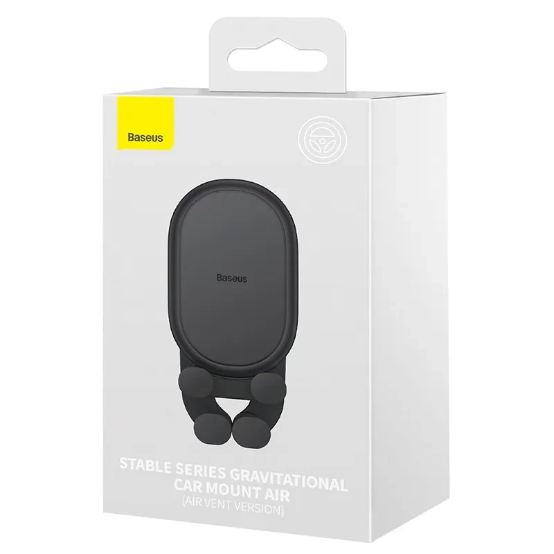Baseus Stable Gravitational Car Phone Holder to Ventilation Grid (black) - Image 5