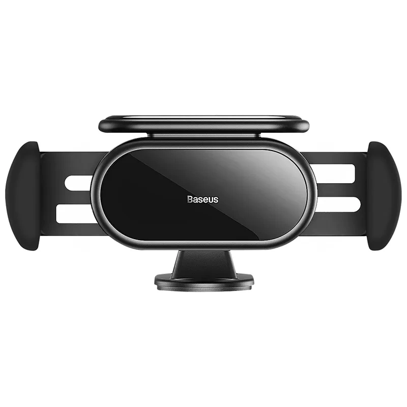 Solar Electric Car Phone Holder Baseus Steel Cannon Pro (Black) - Image 2