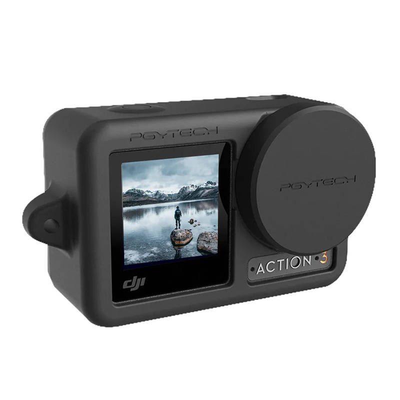 Silicone Rubber Case PGYTECH for OSMO Action (Black) - Image 2