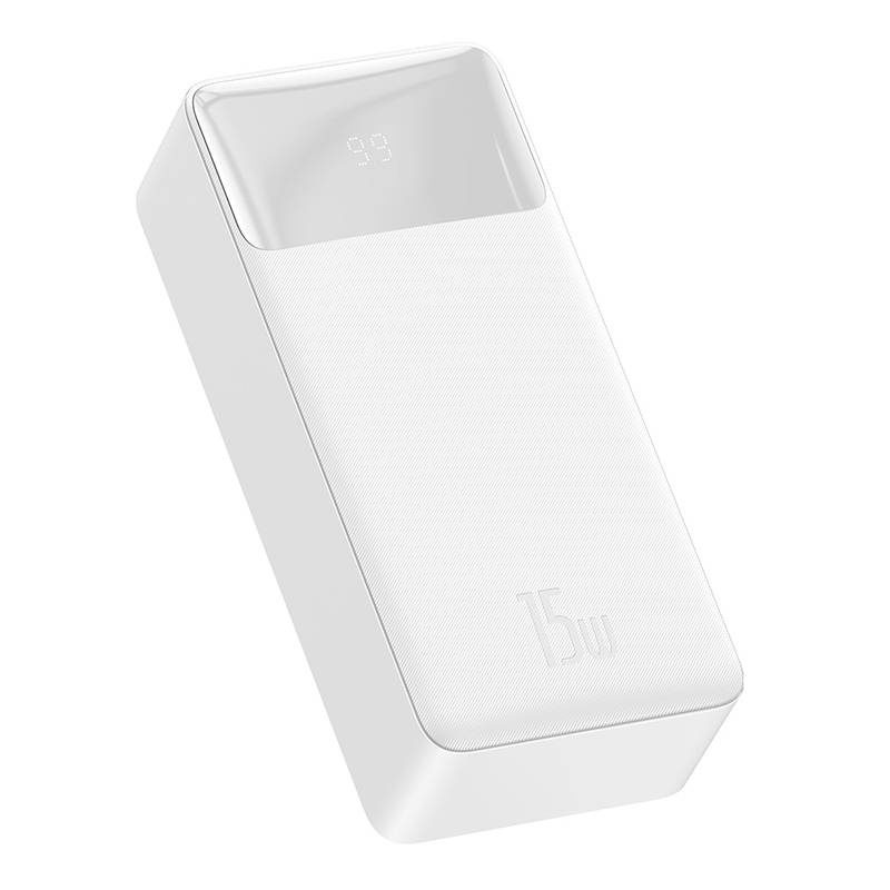 Powerbank Baseus Bipow 30000mAh, 15W (white) - Image 6