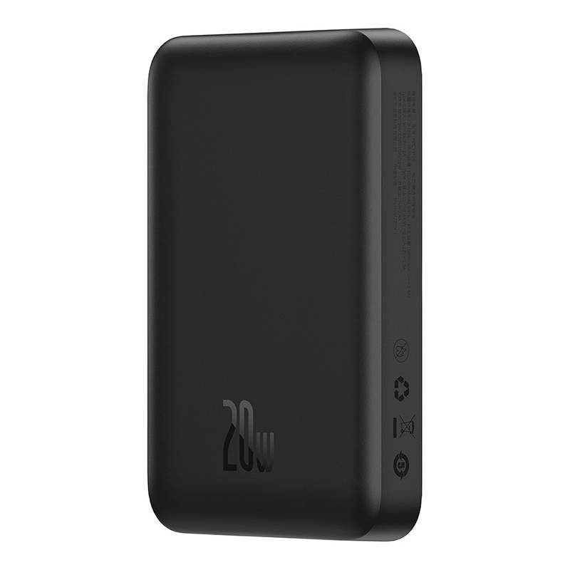 Powerbank Baseus Magnetic Mini 10000mAh, USB-C 20W MagSafe (black) - Image 2