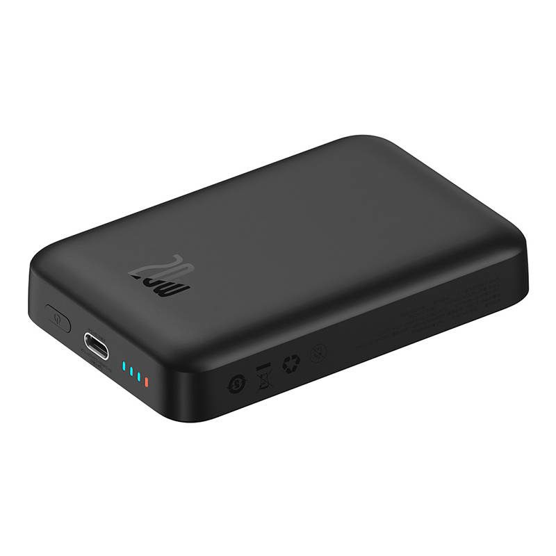 Powerbank Baseus Magnetic Mini 10000mAh, USB-C 20W MagSafe (black) - Image 6
