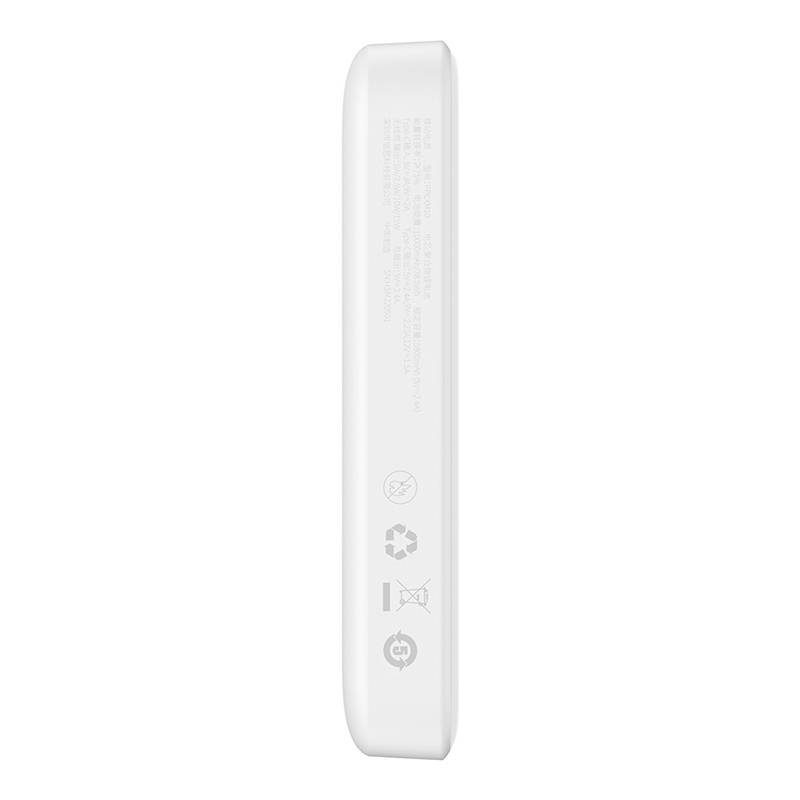 Powerbank Baseus Magnetic, 10000mAh, USB-C 20W, MagSafe (white) - Image 3
