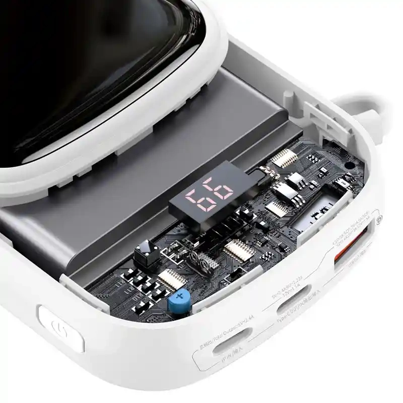 Powerbank Baseus Qpow PRO with Lightning cable, USB-C port and USB 20000mAh, 20W (White) - Image 4