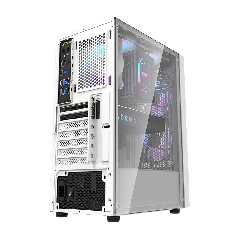 Darkflash A290 computer case (white) + 3 RGB fans - Image 6