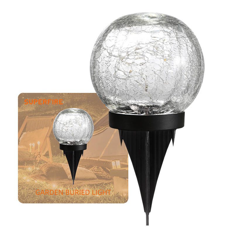 Garden solar lamp Superfire FF16-A, 600mAh - Image 2