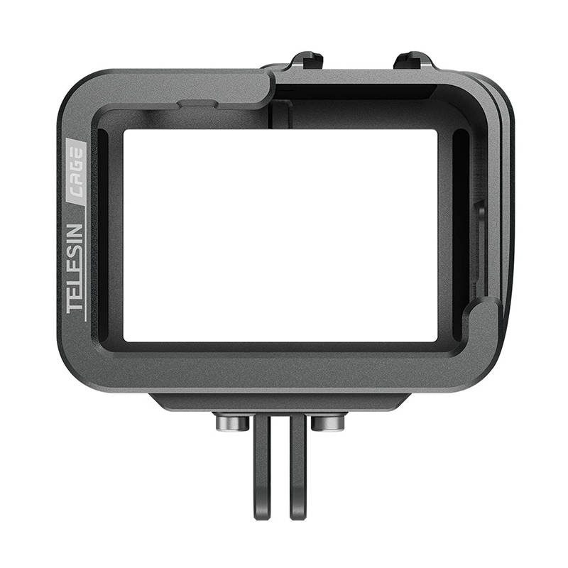 TELESIN Aluminum cage for GoPro Hero 12/11/10/9 +vertical adapter - Image 3