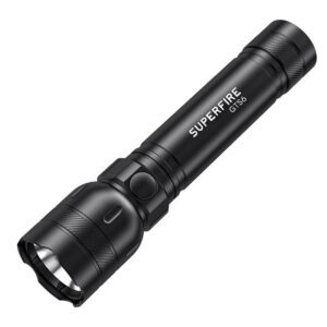 Superfire GTS6 flashlight, 360 lm, USB-C, 7W, 5 modes, 150m