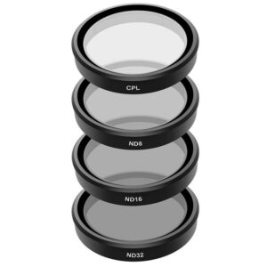 Set of 4 TELESIN CPL/ND8/ND16/ND32 filters for DJI Osmo Action 3 / 4 / 5