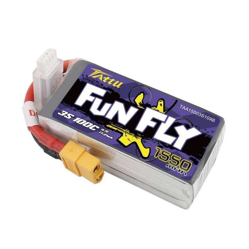 Battery Tattu Funfly 1550mAh 11,1V 100C 3S1P - Image 2