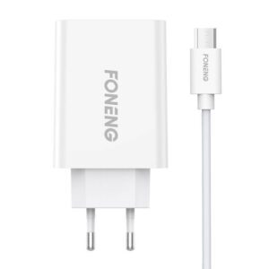 Fast charger Foneng 1x USB EU43 10.5W + USB Micro cable