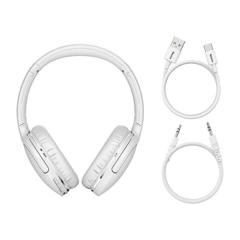 Baseus Encok Wireless headphone D02 Pro (white) - Image 4