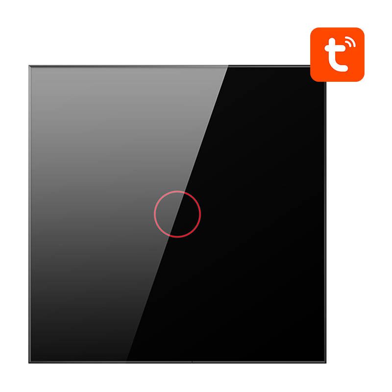 Smart Light Switch ZigBee Avatto ZTS02-EU-B1 1 Way TUYA (black) - Image 2