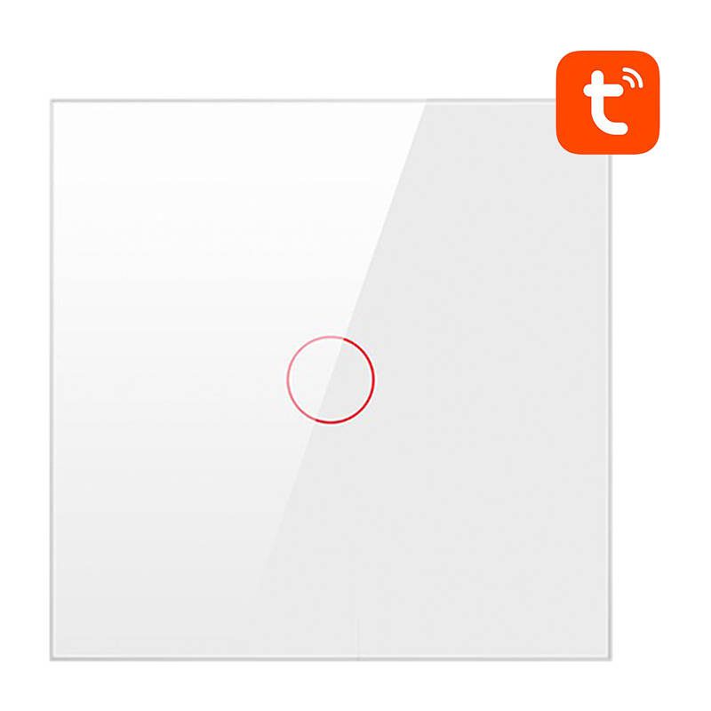Smart Light Switch ZigBee Avatto LZTS02-EU-W1 1 Way No Neutral TUYA (white) - Image 2