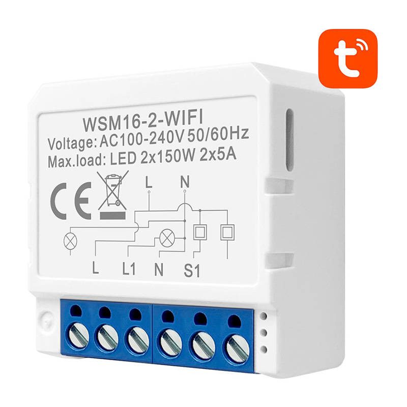 Smart Switch Module WiFi Avatto WSM16-W2 TUYA - Image 2