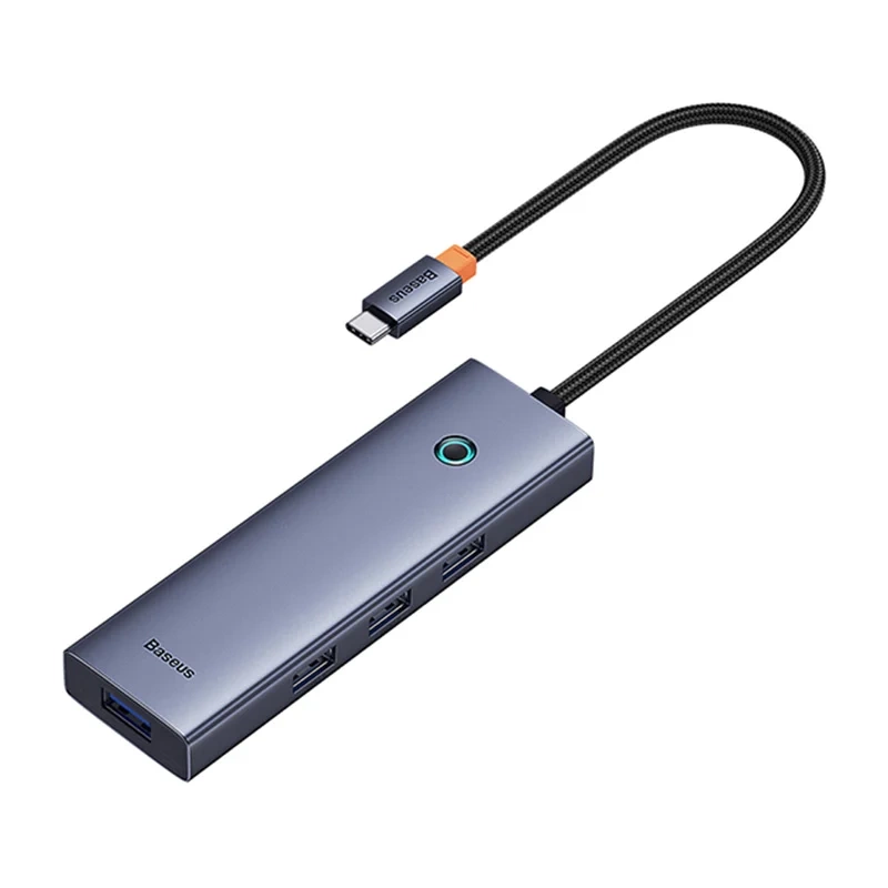 4in1 Hub Baseus UltraJoy USB-C do USB 3.0 (space grey) - Image 5