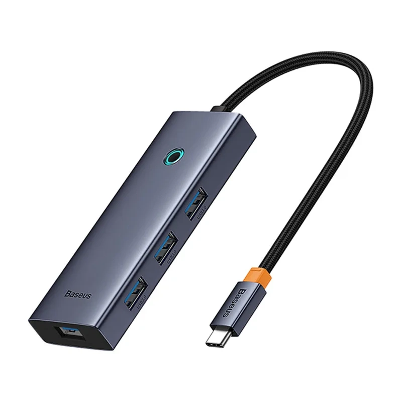 Hub 5w1 Baseus UltraJoy 5-Port (1xHDMI4K@30Hz + 4xUSB 3.0) grey - Image 3