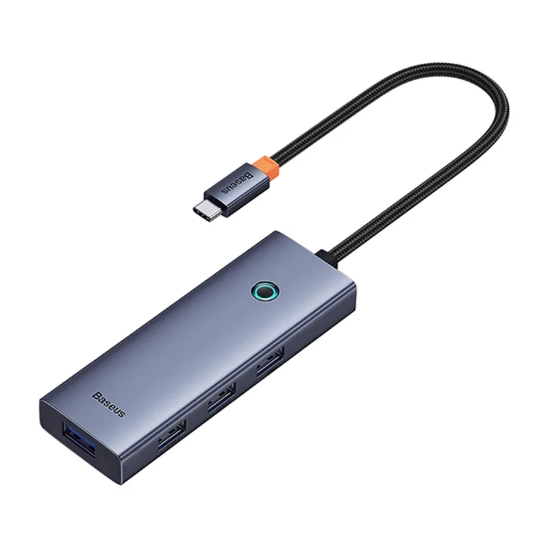 Hub 5w1 Baseus UltraJoy 5-Port (1xHDMI4K@30Hz + 4xUSB 3.0) grey - Image 6