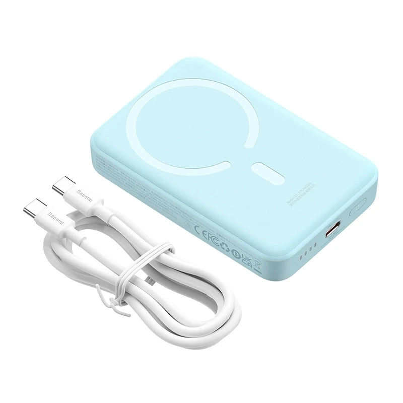 Power Bank mini Baseus 10000mAh, USB-C 30W Blue - Image 4