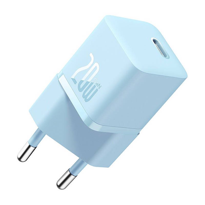 Mini wall charger Baseus GaN5 20W (blue) - Image 3