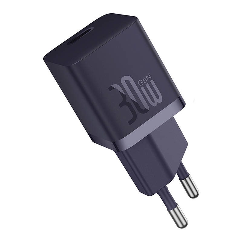 Mini wall charger Baseus GaN5 30W (purple) - Image 4