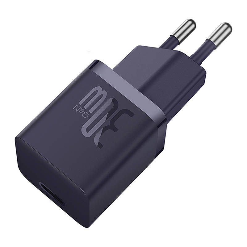 Mini wall charger Baseus GaN5 30W (purple) - Image 5