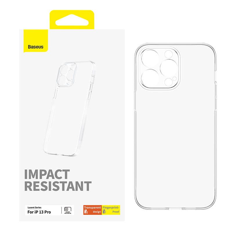 Phone Case for iP 13 PRO Baseus OS-Lucent Series (Clear) - Image 2