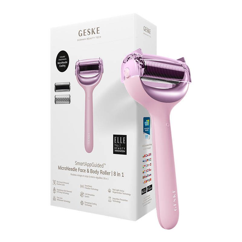 Micro Needle Face&Body Roller 8in1 Geske with APP (starlight) - Image 2
