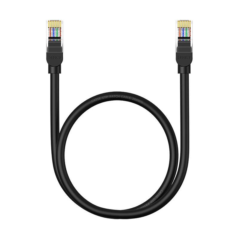 Baseus Ethernet CAT5, 0,5m network cable (black) - Image 2