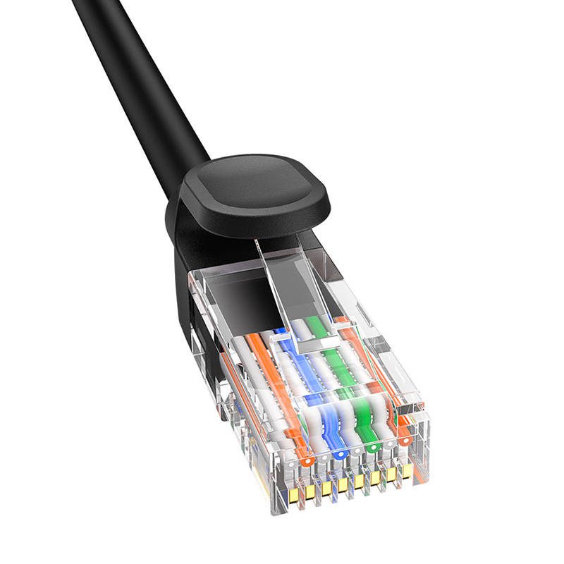 Baseus Ethernet CAT5, 0,5m network cable (black) - Image 4