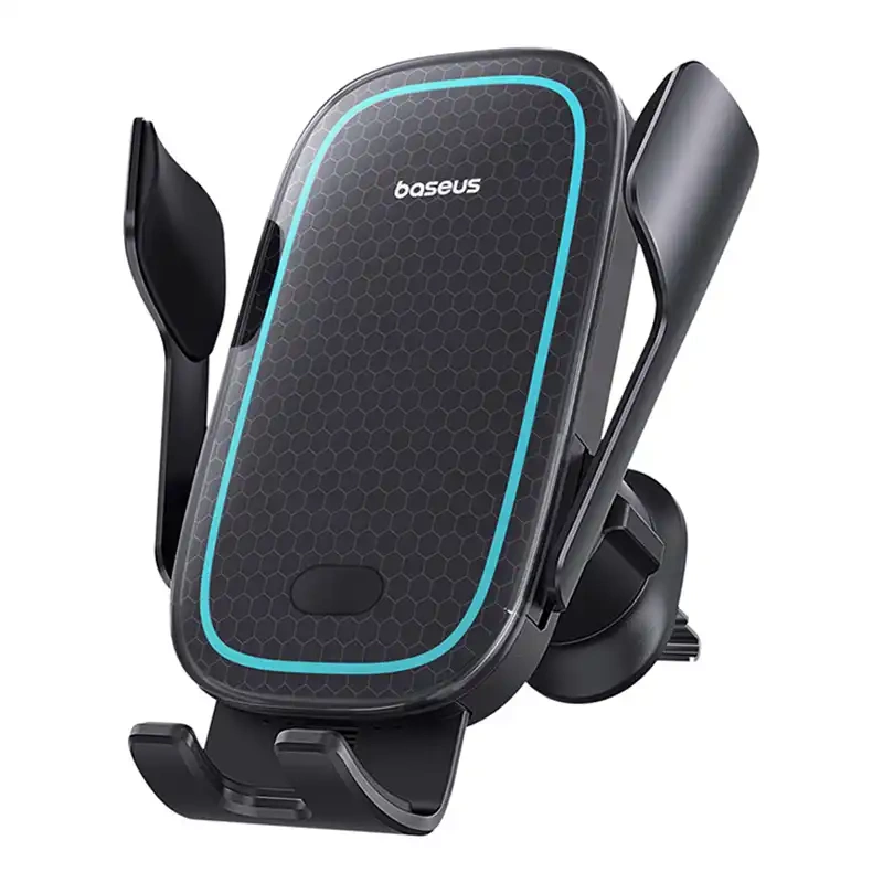 Wireless Charging Car Mount Baseus MilkyWay Pro 15W (black) - Image 4