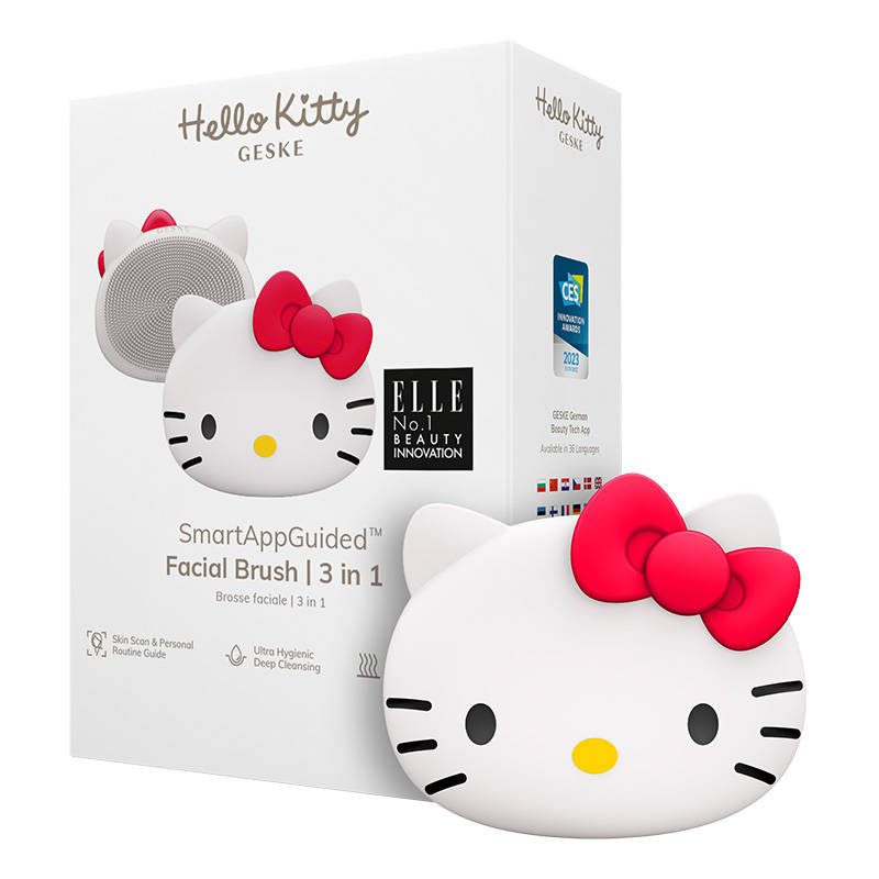Facial Cleaning Brush 3in1 Geske with APP (Hello Kitty starlight) - Image 2