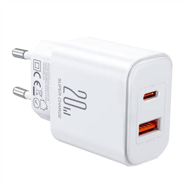 Charger Flash Joyroom JR-TCF05, (EU) 20W A+C (white)