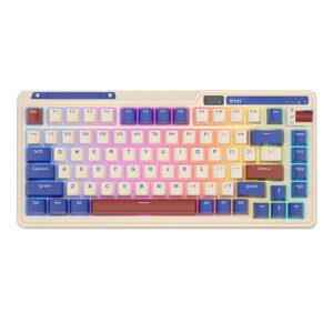 Royal Kludge KZZI K75 pro RGB wireless mechanical keyboard, Moment Switch (retro blue) (QWERTY)