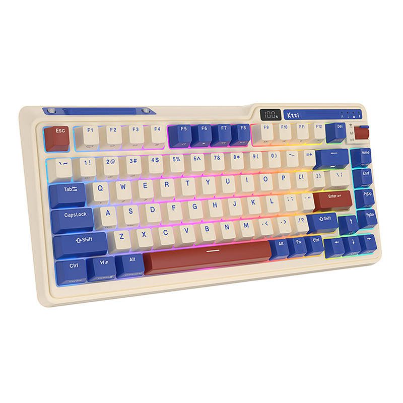 Royal Kludge KZZI K75 pro RGB wireless mechanical keyboard, Moment Switch (retro blue) (QWERTY) - Image 5
