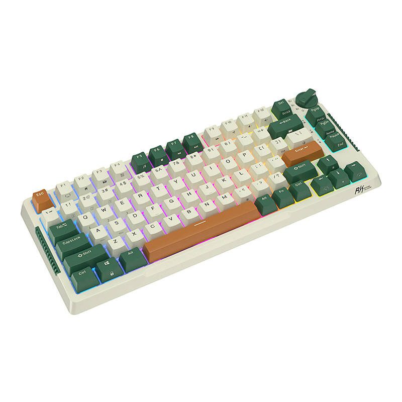 Royal Kludge RKH81 RGB Wireless Mechanical Keyboard, Sky cyan switch (green) (QWERTY) - Image 2