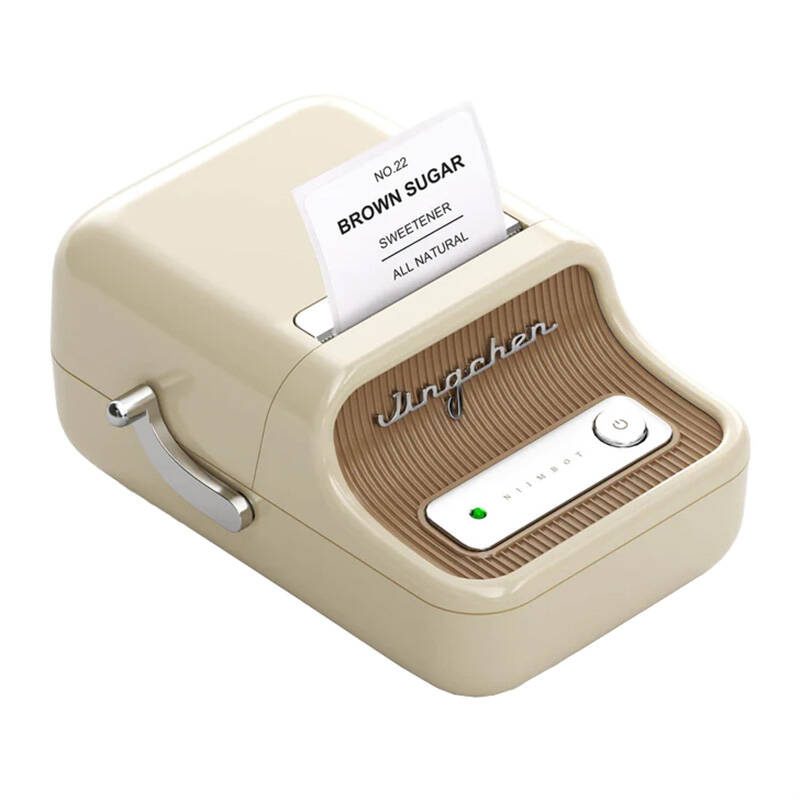 Portable Label Printer Niimbot B21 (Cream) - Image 2
