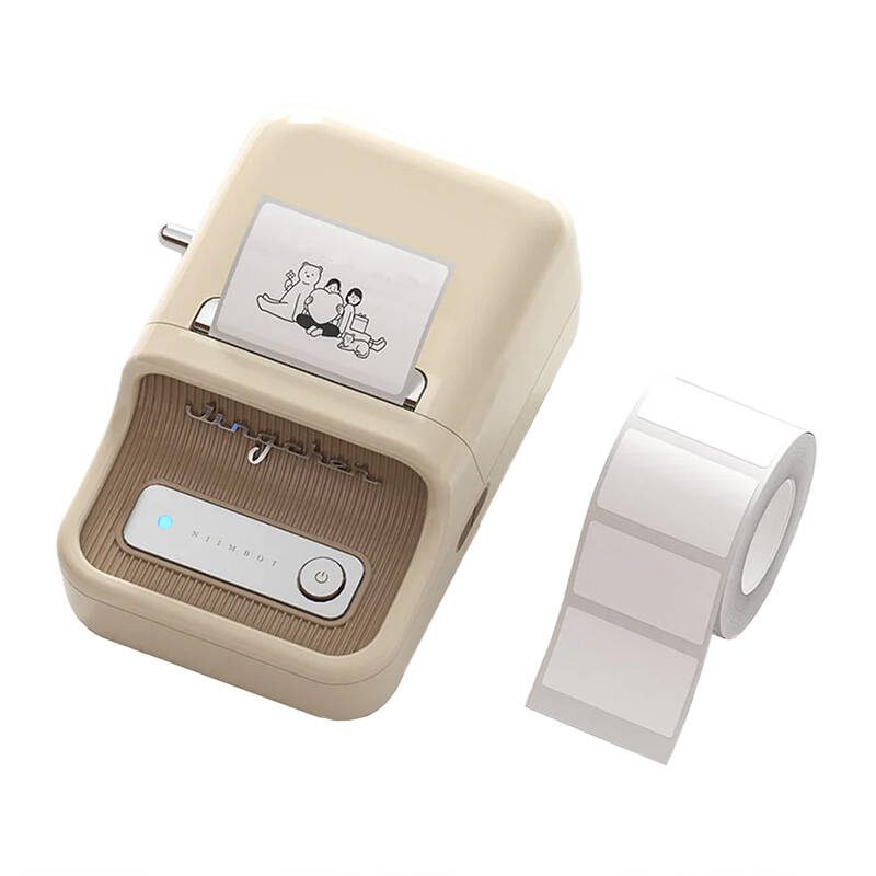 Portable Label Printer Niimbot B21 (Cream) - Image 3