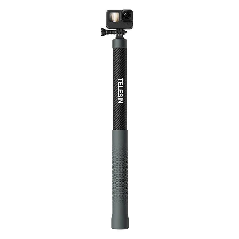 Carbon fiber selfie stick with 3m length Telesin for cameras GP-MNP-300-3 - Image 3