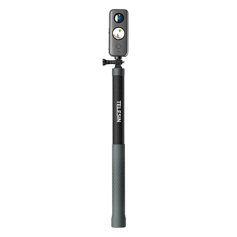 Carbon fiber selfie stick with 3m length Telesin for cameras GP-MNP-300-3 - Image 4