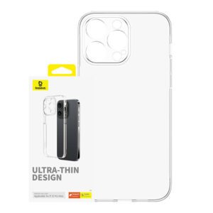 Phone Case for iPhone 15 ProMax Baseus OS-Lucent Series (Clear)