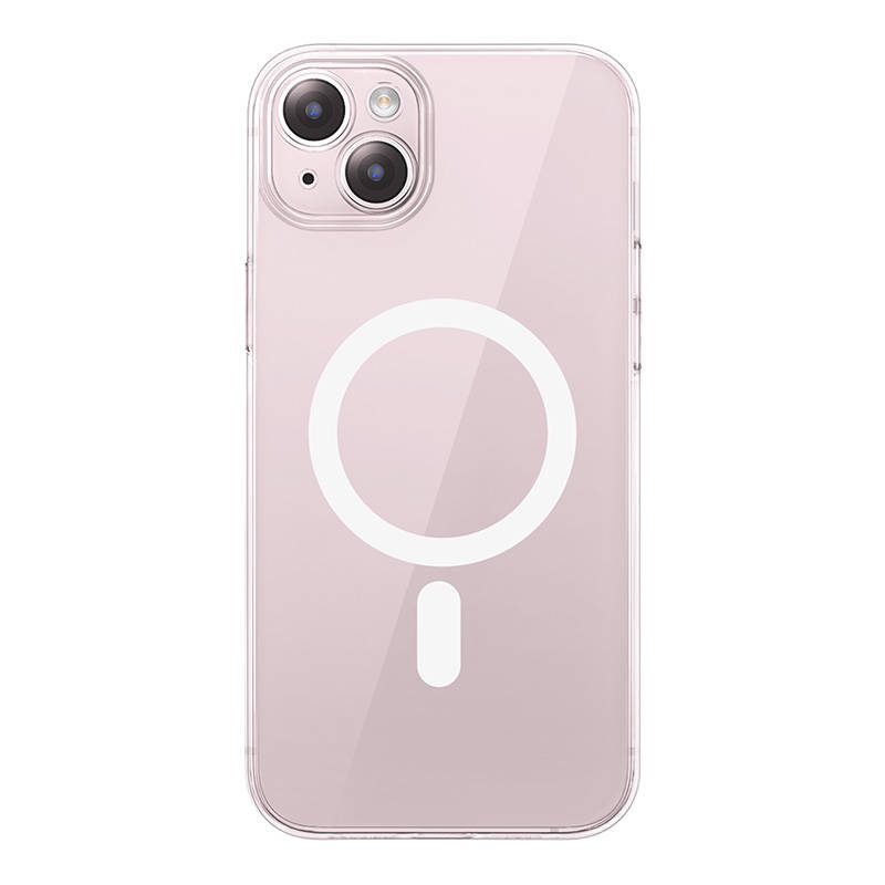 Magnetic Phone Case for iPhone 15 Plus Baseus OS-Lucent Series (Clear) - Image 2