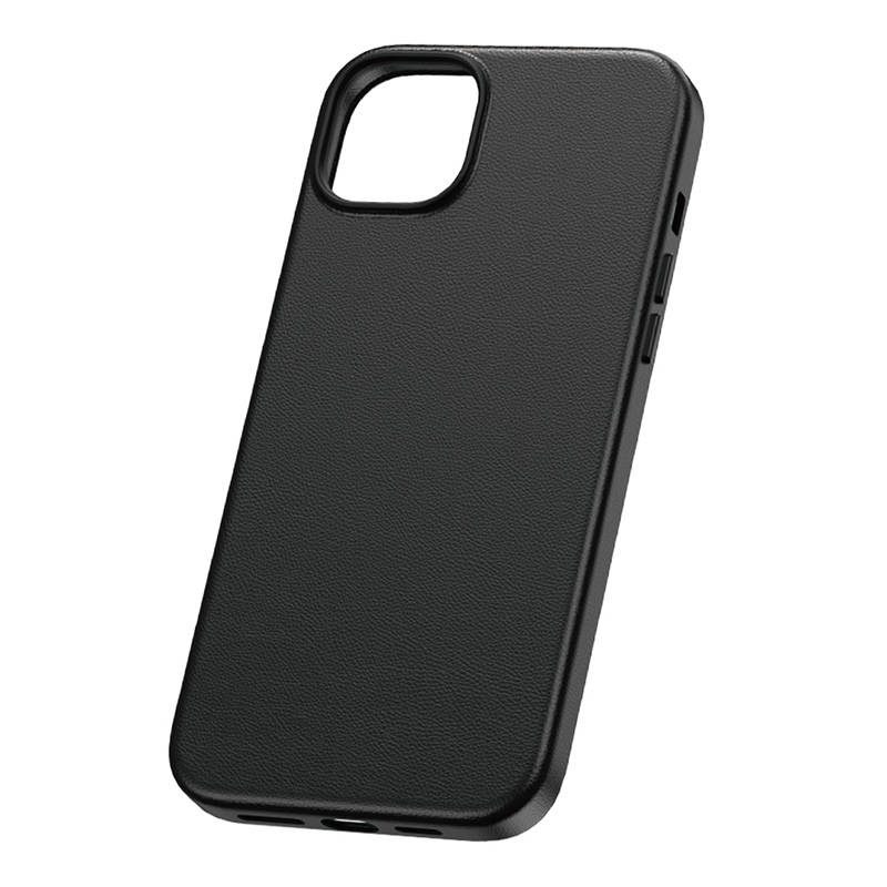 Phone Case for iPhone 15 ProMax Baseus Fauxther Series (Black) - Image 2