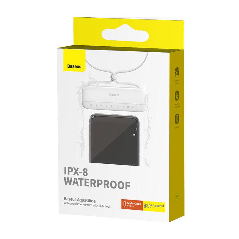 Waterproof phone case Baseus AquaGlide (white) - Image 6