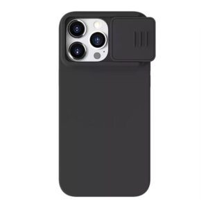 Nillkin CamShield Silky Silicone case for iPhone 15 Pro (classic black))