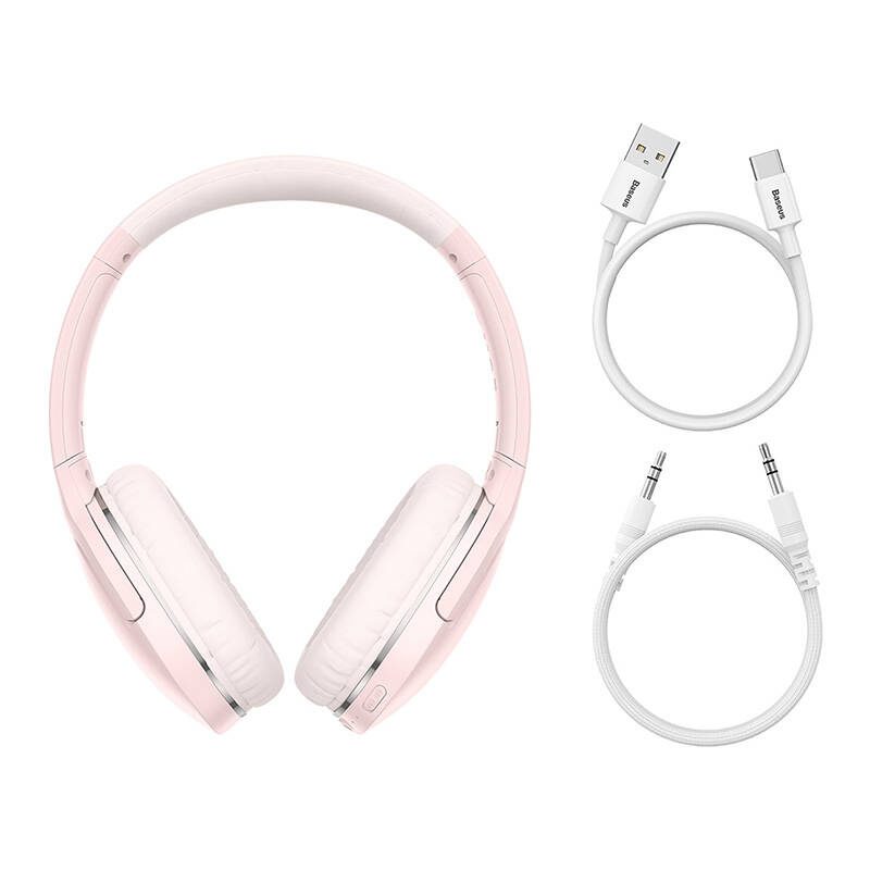 Wireless headphones Baseus Encok D02 PRO (pink) - Image 2