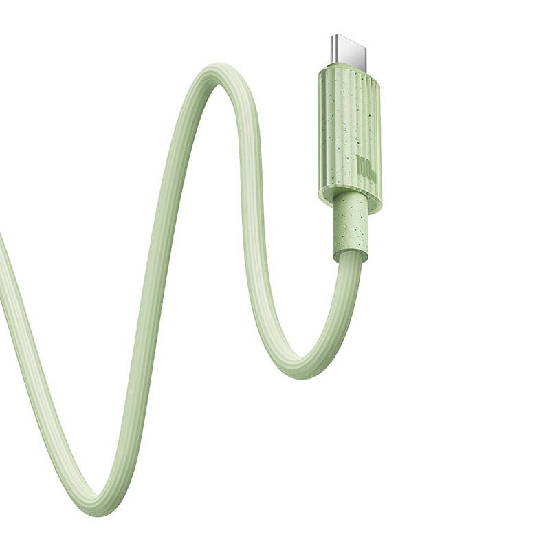 Fast Charging cable Baseus USB-C to USB-C Habitat Series 2m 100W (green) - Image 6