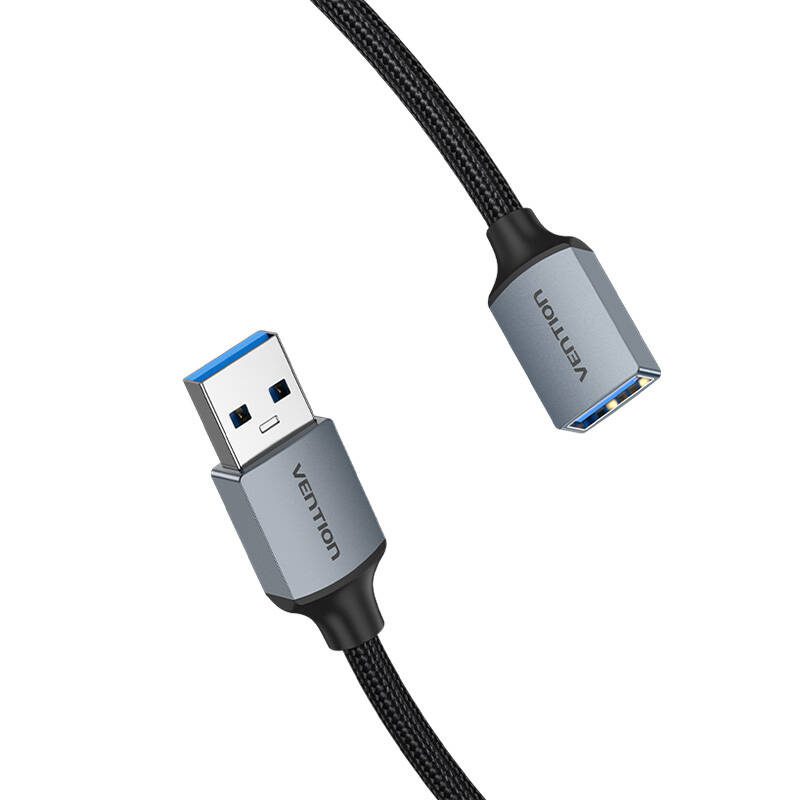 Cable USB-A 3.0 A Male to Female Vention CBLHI 3m black - Image 3