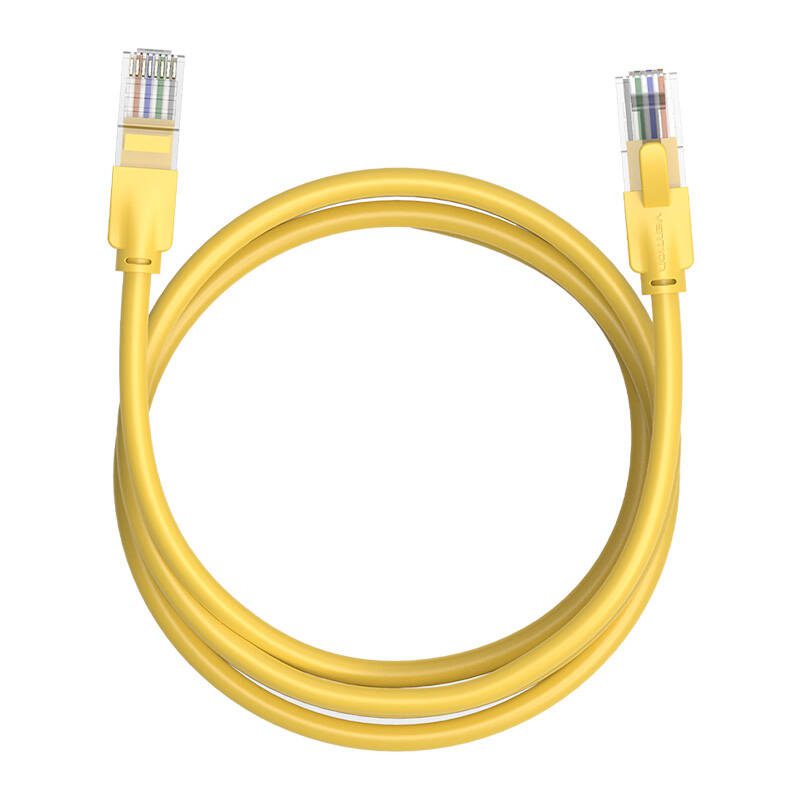 Network Cable UTP CAT6 Vention IBEYF RJ45 Ethernet 1000Mbps 1m Yellow - Image 2